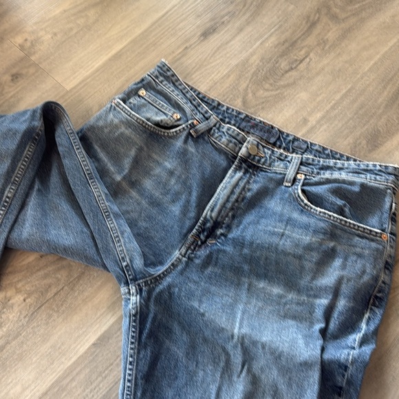 Bluenotes cropped denim straight leg blue jeans size 31 / 12 - Picture 5 of 13